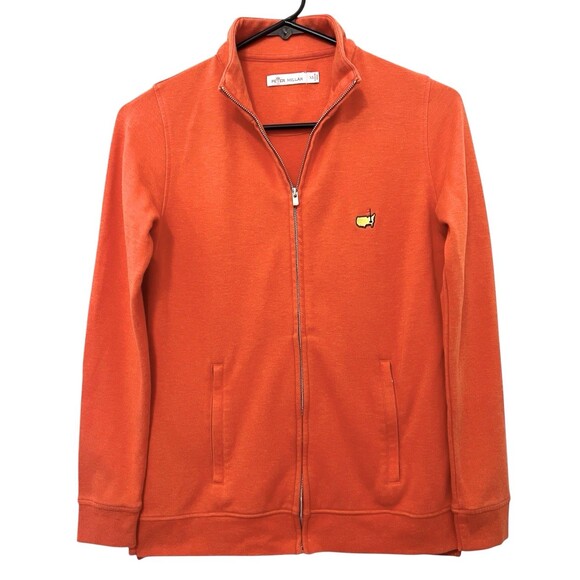 Peter Millar Jackets & Blazers - PETER MILLAR Orange Masters Jacket Full Zip Pockets Golf Augusta Women's Size XS